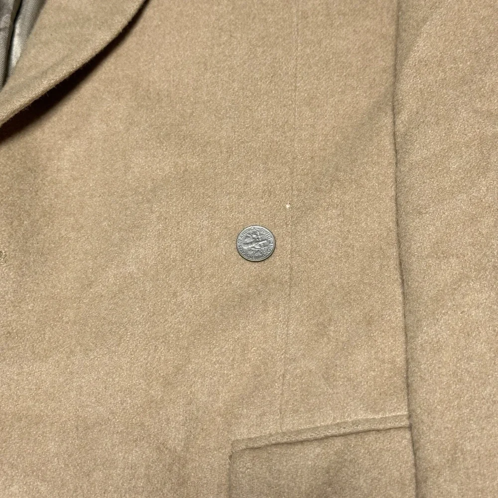Jos A‎ Bank Blazer Mens 44L Tan 100% Camel Hair Two Button Sports Coat Jacket